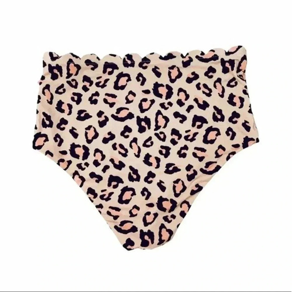 Chelsea28 Scallop High Waisted Swim Bottoms M - Picture 5 of 7